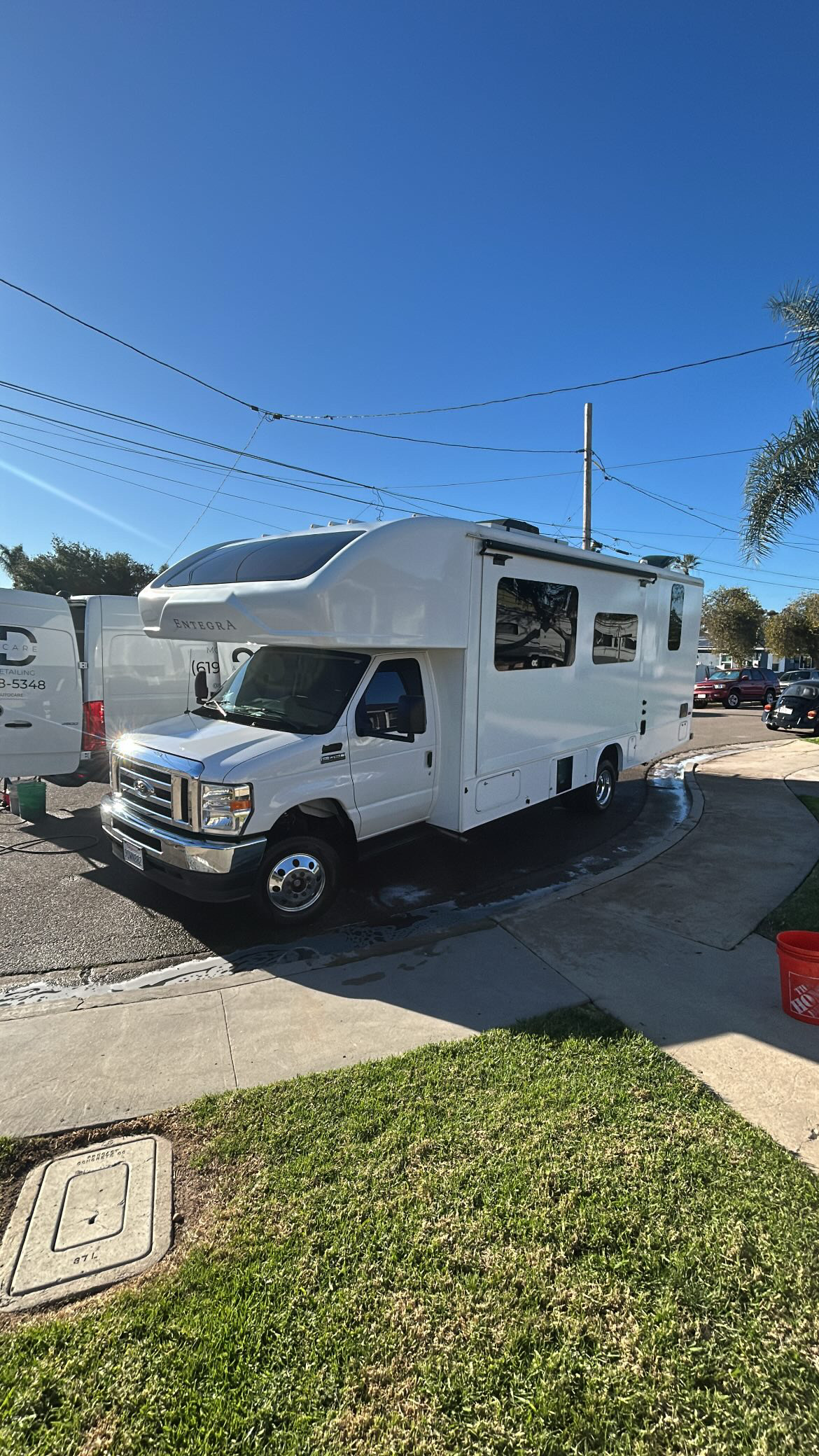 Class C motorhome finished